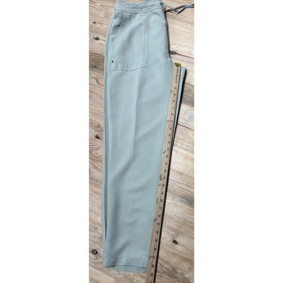 Chicos 0.5 Woman's Sz 6 Pull On Drawstring Casual Ankle Pants Sage - Picture 6 of 6